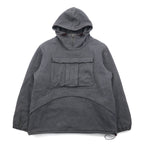 BROWN by 2-tacs Padded Anorak Parka M Gray Half Zip Anorak B8-J003 Made in Japan