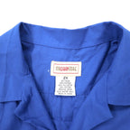 90s MYCUBANSTORE Cuban Shirt 2X Blue Cotton Big Size
