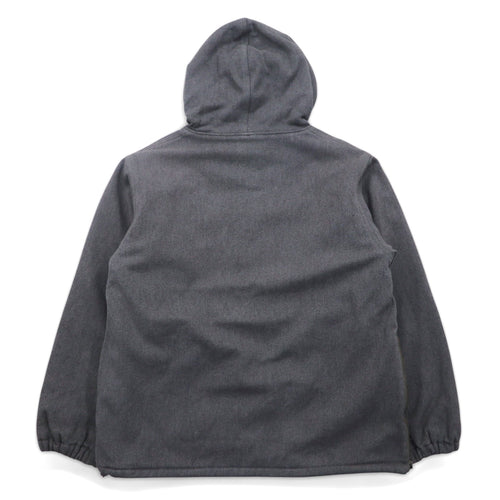 BROWN by 2-tacs Padded Anorak Parka M Gray Half Zip Anorak B8-J003 Made in Japan