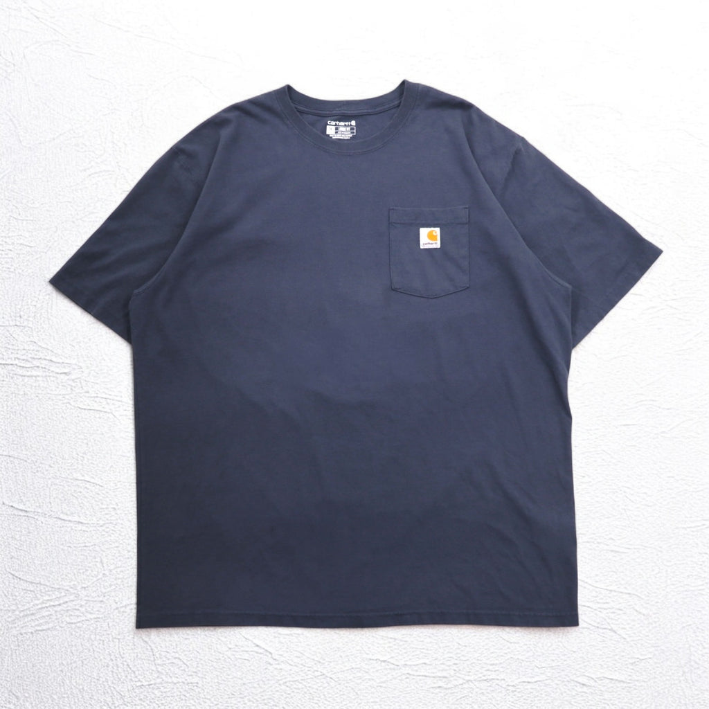 Carhartt Loose Fit Pocket T-Shirt, Pocket Tee, 2XL, LOOSE FIT, Big Size, Gray, Made in Honduras