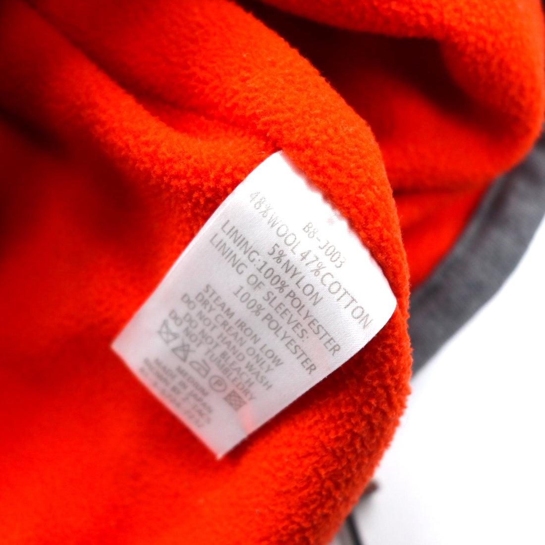 BROWN by 2-tacs Padded Anorak Parka M Gray Half Zip Anorak B8-J003 Made in Japan