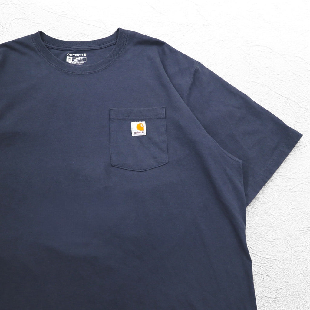 Carhartt Loose Fit Pocket T-Shirt, Pocket Tee, 2XL, LOOSE FIT, Big Size, Gray, Made in Honduras