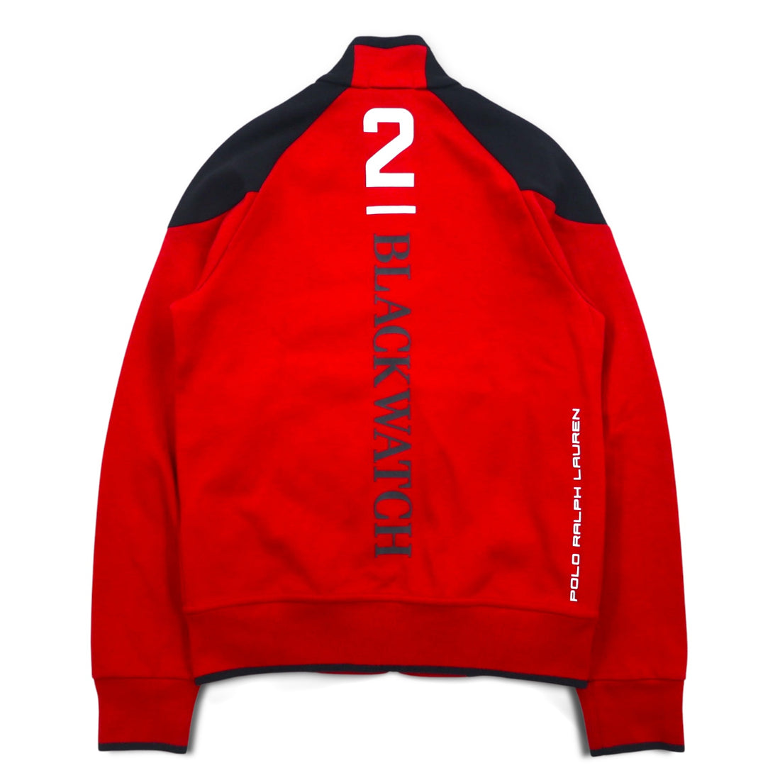 POLO RALPH LAUREN Track Jacket Jersey S Red BLACK WATCH POLO TEAM