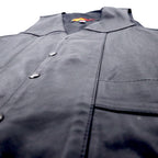 Made in USA 90s PNC LEATHER Leather Vest Biker Vest L Black Leather