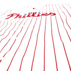 majestic baseball shirt XL white stripe polyester MLB Phillies numbering big size