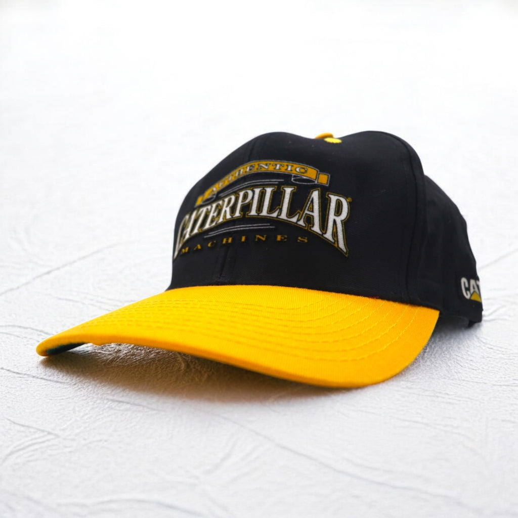 CAT American Company Snapback Bicolor Baseball Cap FREE Black Yellow CYRK