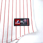 majestic baseball shirt XL white stripe polyester MLB Phillies numbering big size