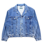 90s WHEELER 3rd Type Denim Jacket, G-Jean, XL, Blue, Cotton