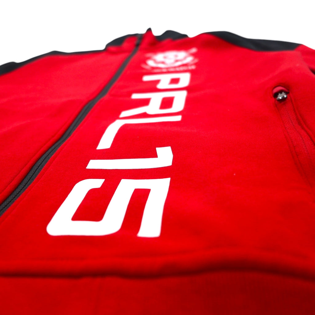 POLO RALPH LAUREN Track Jacket Jersey S Red BLACK WATCH POLO TEAM