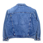 90s WHEELER 3rd Type Denim Jacket, G-Jean, XL, Blue, Cotton