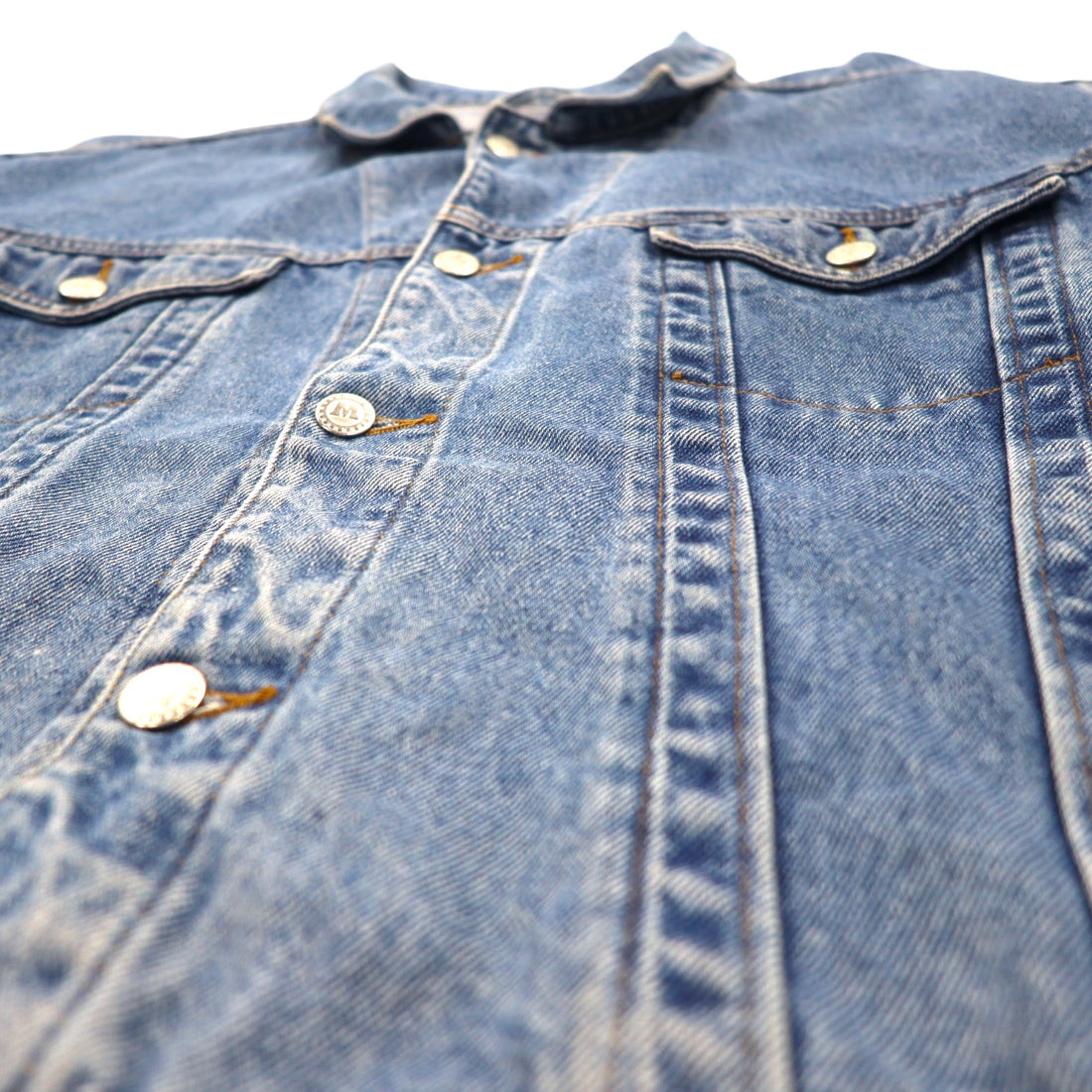 90s WHEELER 3rd Type Denim Jacket, G-Jean, XL, Blue, Cotton