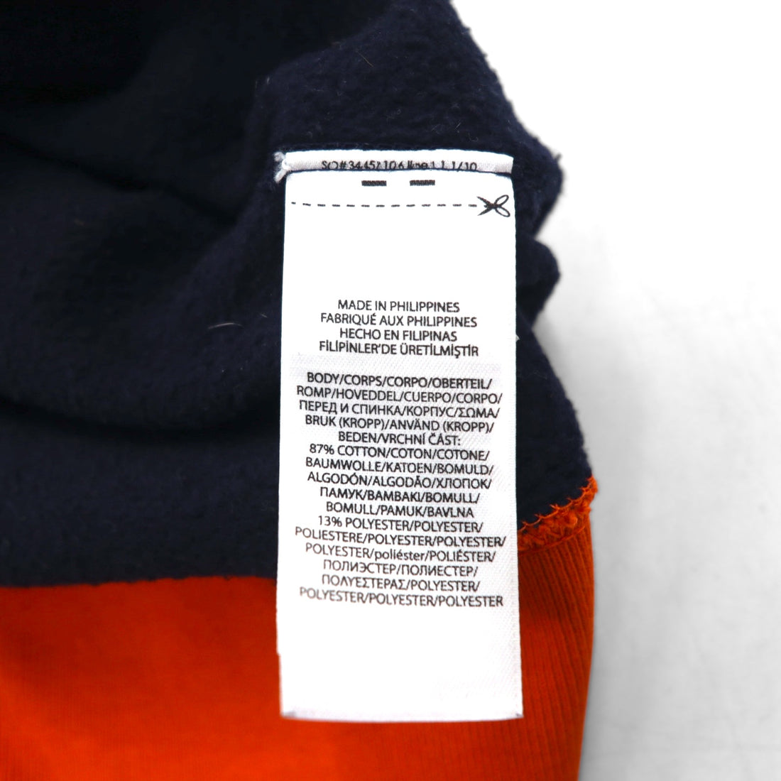 Polo by Ralph Lauren fleece graphic sweatshirt, size 2XL, navy, with brushed lining and patch. RLWOLVES ATHL. DEPT.