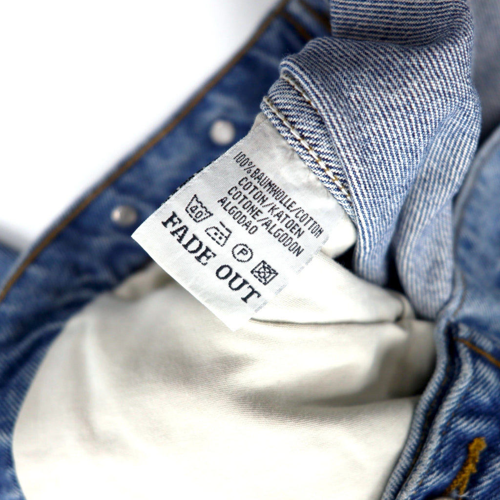 90s WHEELER 3rd Type Denim Jacket, G-Jean, XL, Blue, Cotton