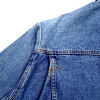 90s WHEELER 3rd Type Denim Jacket, G-Jean, XL, Blue, Cotton