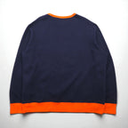 Polo by Ralph Lauren fleece graphic sweatshirt, size 2XL, navy, with brushed lining and patch. RLWOLVES ATHL. DEPT.