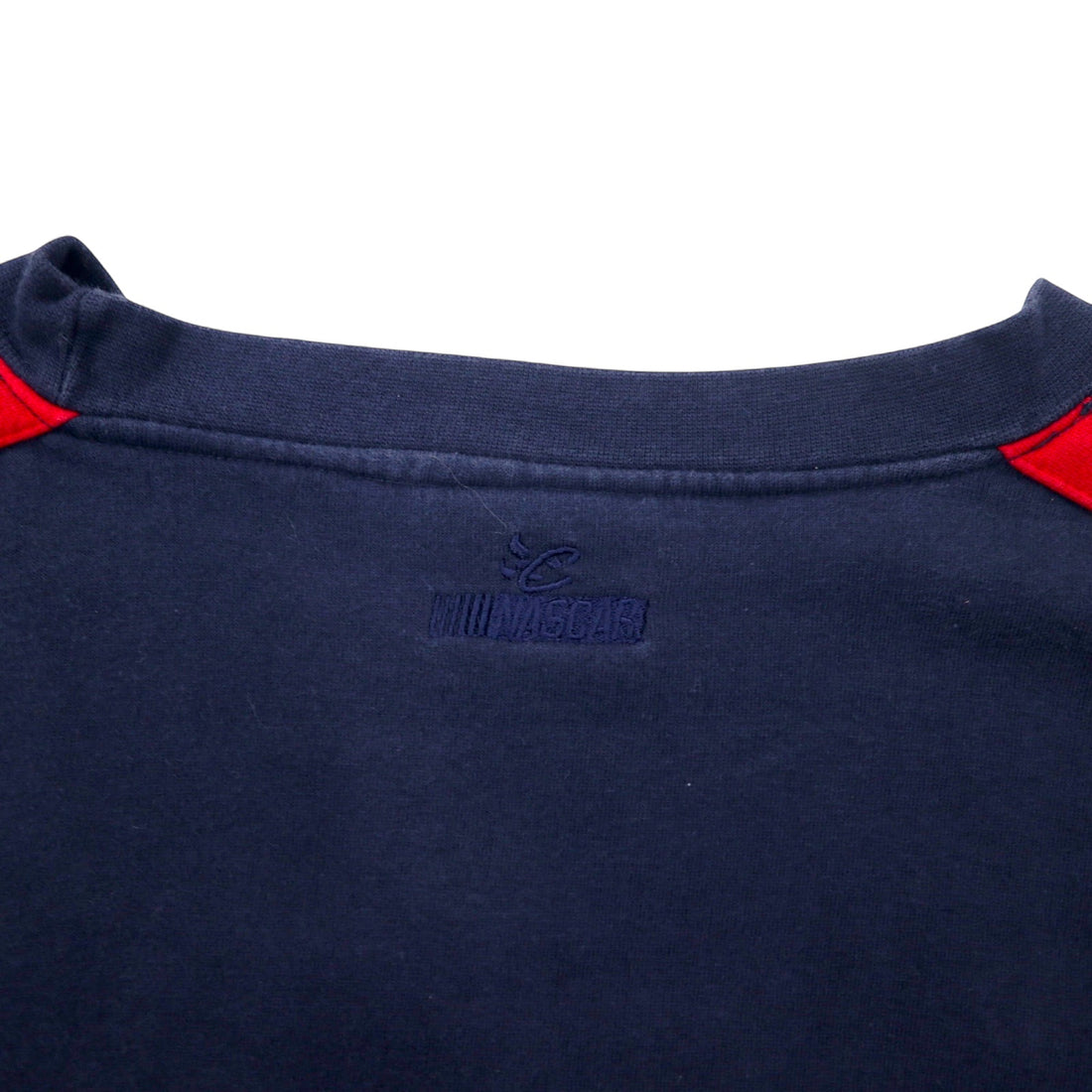 90年代 CHASE AUTHENTICS レーシング 刺繍 スウェット XL ネイビー コットン RUSTY WALLACE