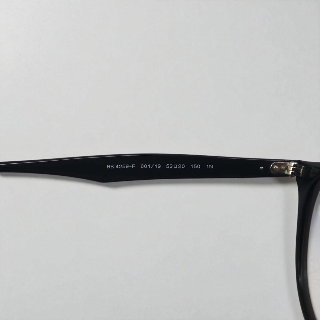 Ray-Ban Boston Sunglasses, Black, RB4259-F, 601/19, 53-20, 150, 1N, Made in Italy