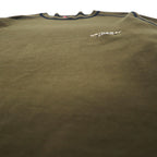Made in Australia 90s UNIONBAY Acrylic Knit Sweater L Khaki One Point Logo Embroidery