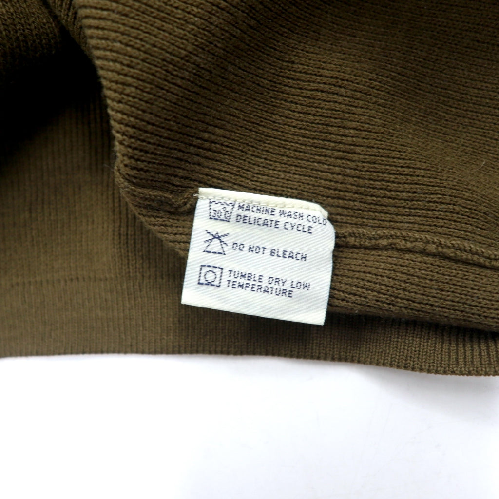 Made in Australia 90s UNIONBAY Acrylic Knit Sweater L Khaki One Point Logo Embroidery