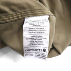 Carhartt OAKMAN S09 266 Button-Down Work Shirt, Size XL, Beige, Double Pocket
