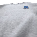 NAUTICA Print Sweatshirt M Grey Fleece Back Print SAILING