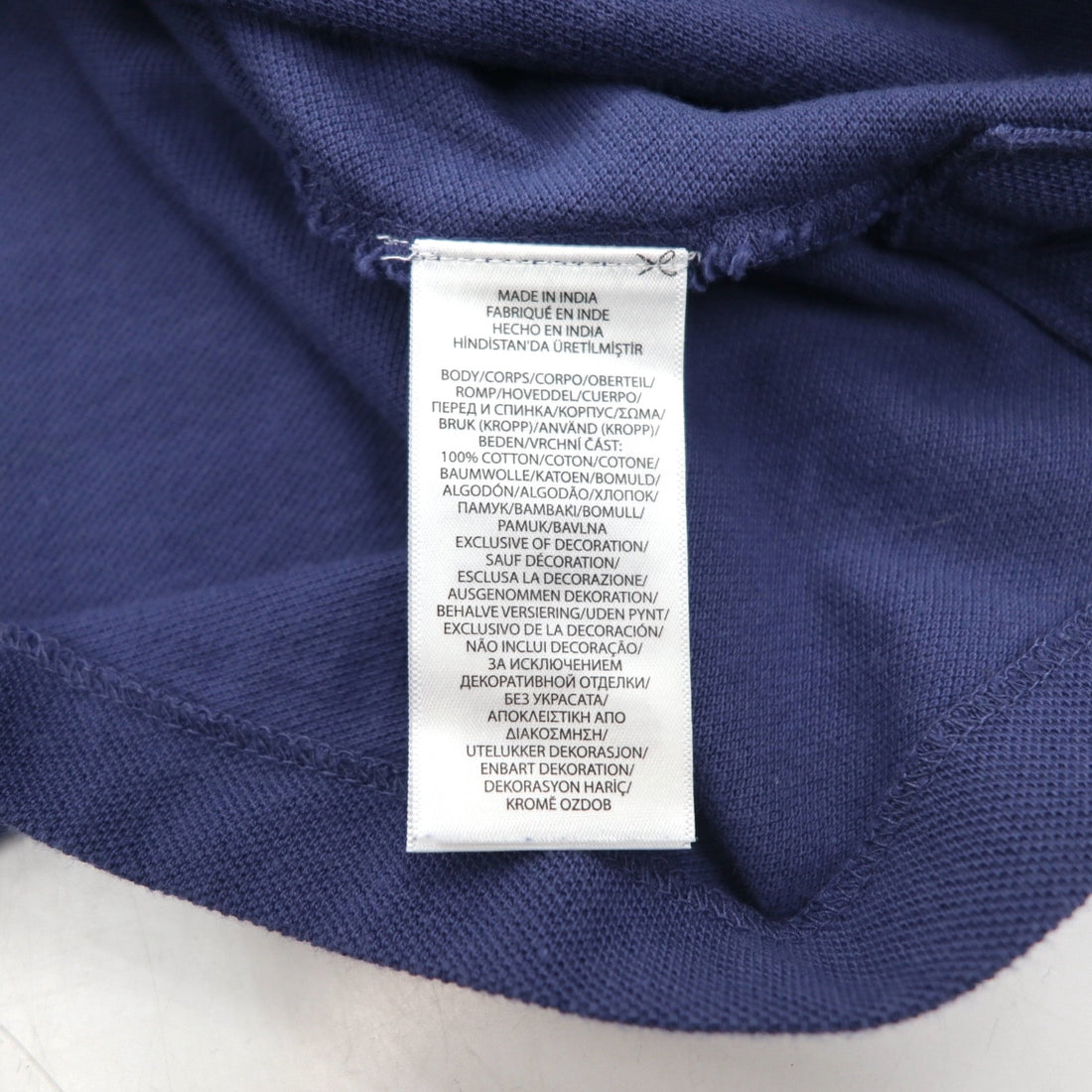 POLO RALPH LAUREN Striped Polo Shirt M Navy Cotton Pique Small Pony Embroidery