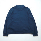 Carhartt Relaxed Fit Half-Zip Sweatshirt, Size 2XL, Blue, Kangaroo Pocket, Fleece Lining, 105657