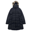 日本然リトテ-古着オンライン-Eddie Bauer 650フィルパワー ダウンコート M ブラック EB650 フード着脱式 ダブルジップ ファー 0544-Eddie Bauer 650 Fill Power Puffer Coat M Black EB650 Hoodie detachable Double Zip Fur 0544