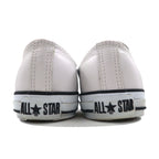 CONVERSE Leather All Star Ox Sneakers, Size 27.5cm, White, 1B905