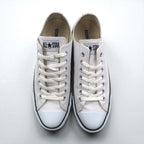 CONVERSE Leather All Star Ox Sneakers, Size 27.5cm, White, 1B905