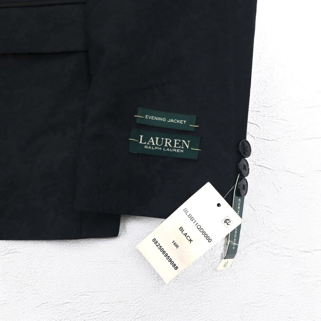 LAUREN RALPH LAUREN Floral 2B Evening Dress Jacket Suit XL Black Unused