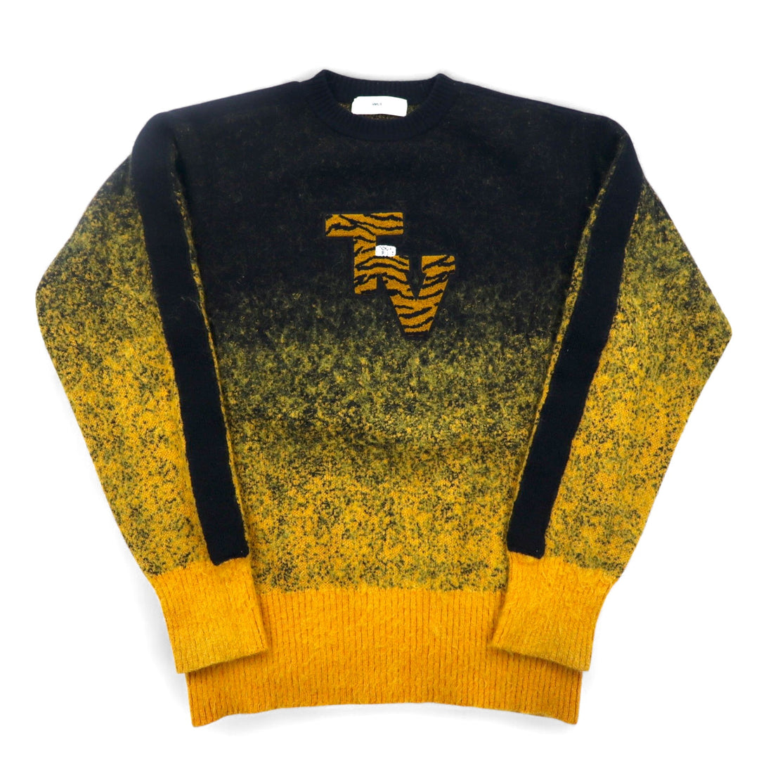 TOGA VIRILIS Gradient Knit Sweater L Black Yellow TV12-XN305