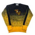 TOGA VIRILIS Gradient Knit Sweater L Black Yellow TV12-XN305