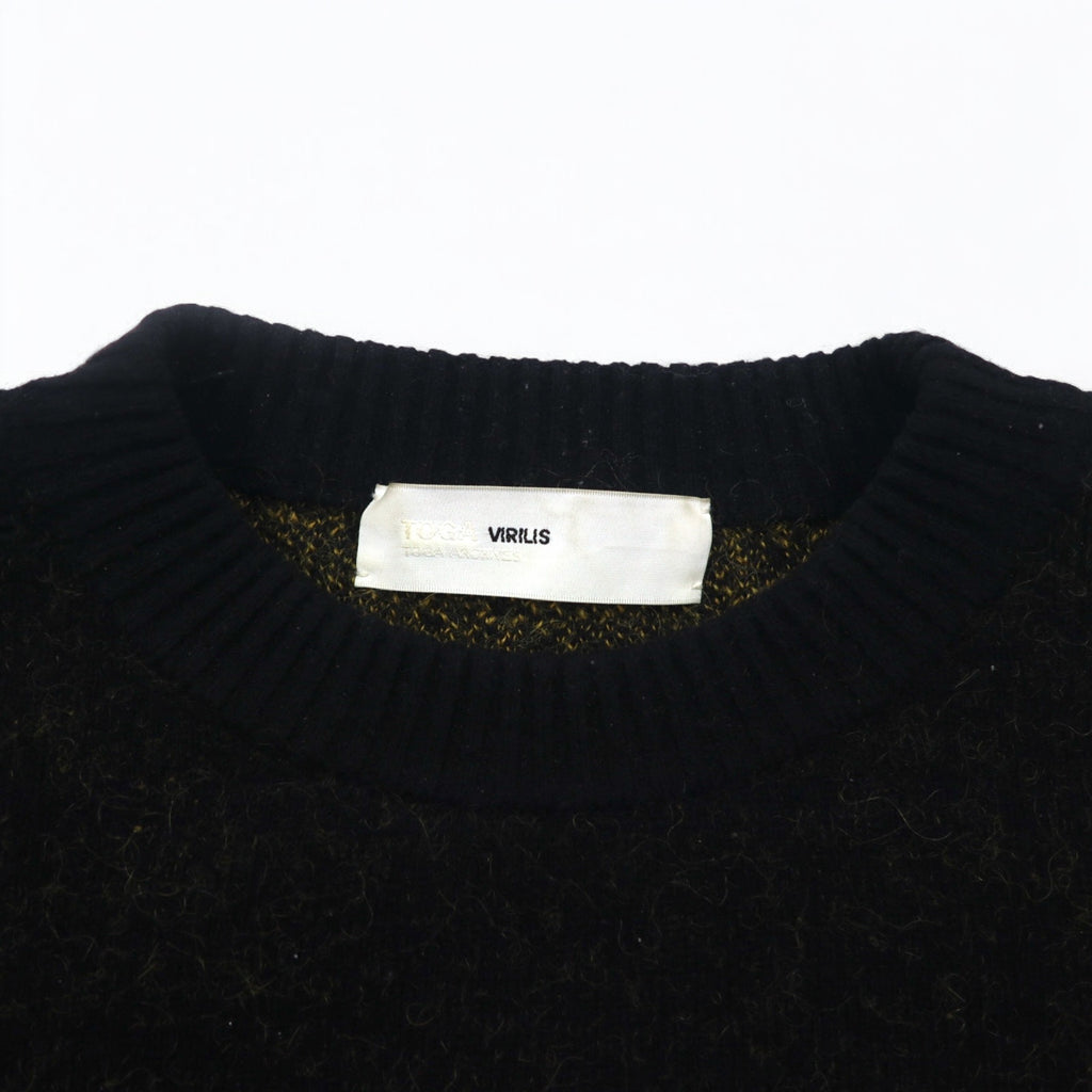 TOGA VIRILIS Gradient Knit Sweater L Black Yellow TV12-XN305