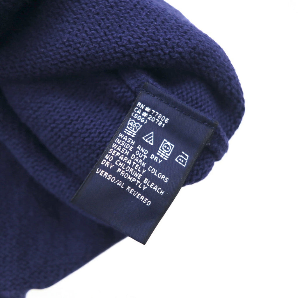 TOMMY HILFIGER 90s Cotton Knit Crew Sweater L Navy Cotton
