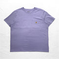 Carhartt Loose Fit Pocket T-Shirt Pocket Tee 2XL LOOSE FIT Purple Cotton