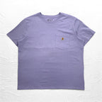 Carhartt Loose Fit Pocket T-Shirt Pocket Tee 2XL LOOSE FIT Purple Cotton