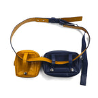 TOGA VIRILIS Belt Bag Waist Bag Body Bag Yellow Navy Metal Concho