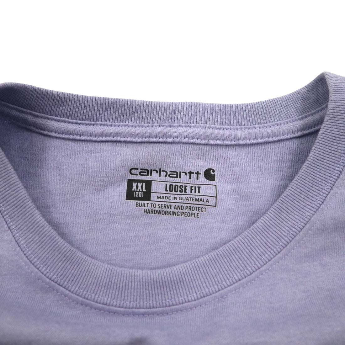 Carhartt Loose Fit Pocket T-Shirt Pocket Tee 2XL LOOSE FIT Purple Cotton