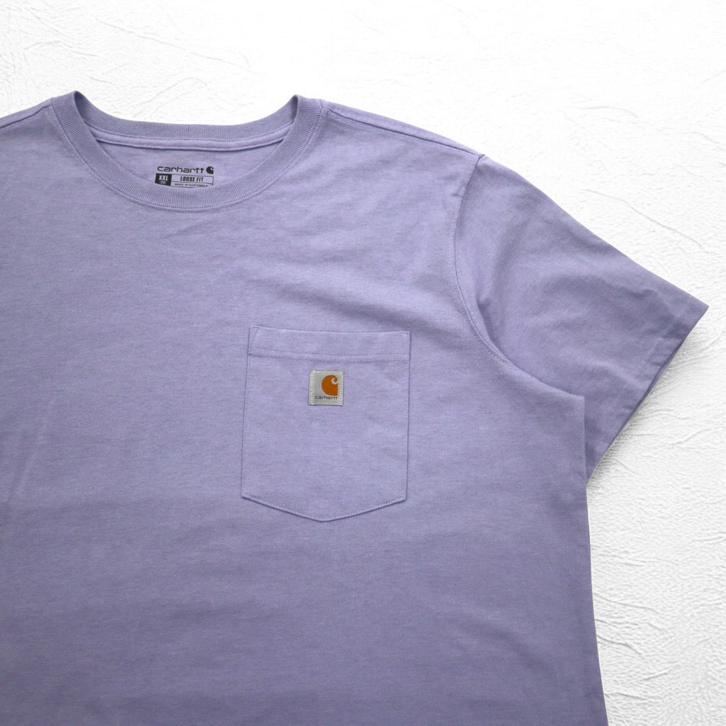 Carhartt Loose Fit Pocket T-Shirt Pocket Tee 2XL LOOSE FIT Purple Cotton