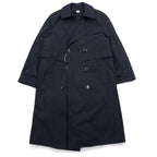 日本然リトテ-古着オンライン-US ARMY COAT ALL WEATHER 米軍 オールウェザーコート トレンチコート XL ブラック キルティングライナー着脱式 ミリタリー 8410-01-308-8659 DSCP-US ARMY COAT ALL WEATHER US Army All Weather Coat Coat XL Black Quilted Liner Detachable Military 8410-01-308-8659 DSCP