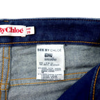 See By Chloe Slim Fit Jeans Denim Pants Size 26 Blue Cotton Stretch
