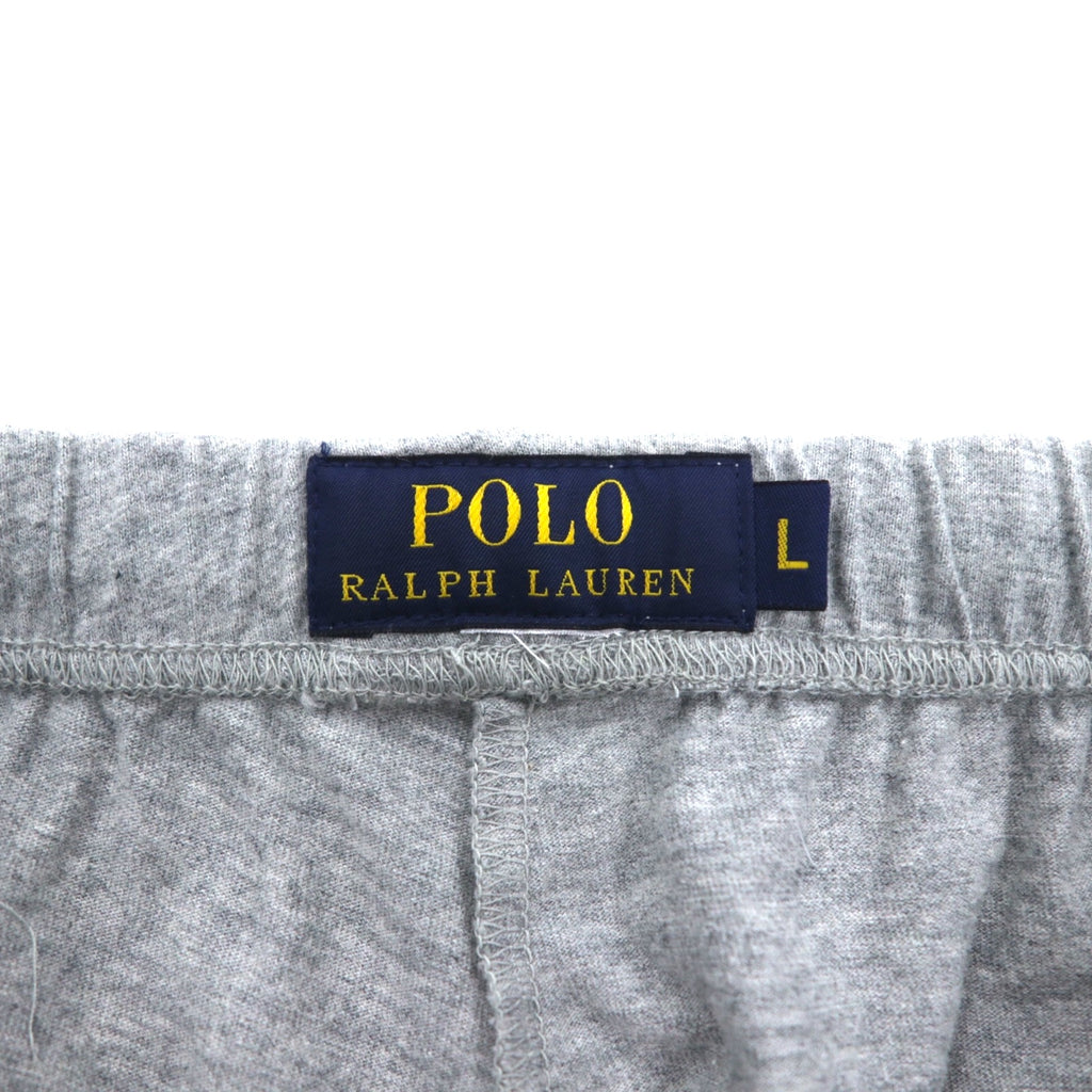 POLO RALPH LAUREN ライトウェイト スウェットパンツ L グレー スモールポニー刺繍
