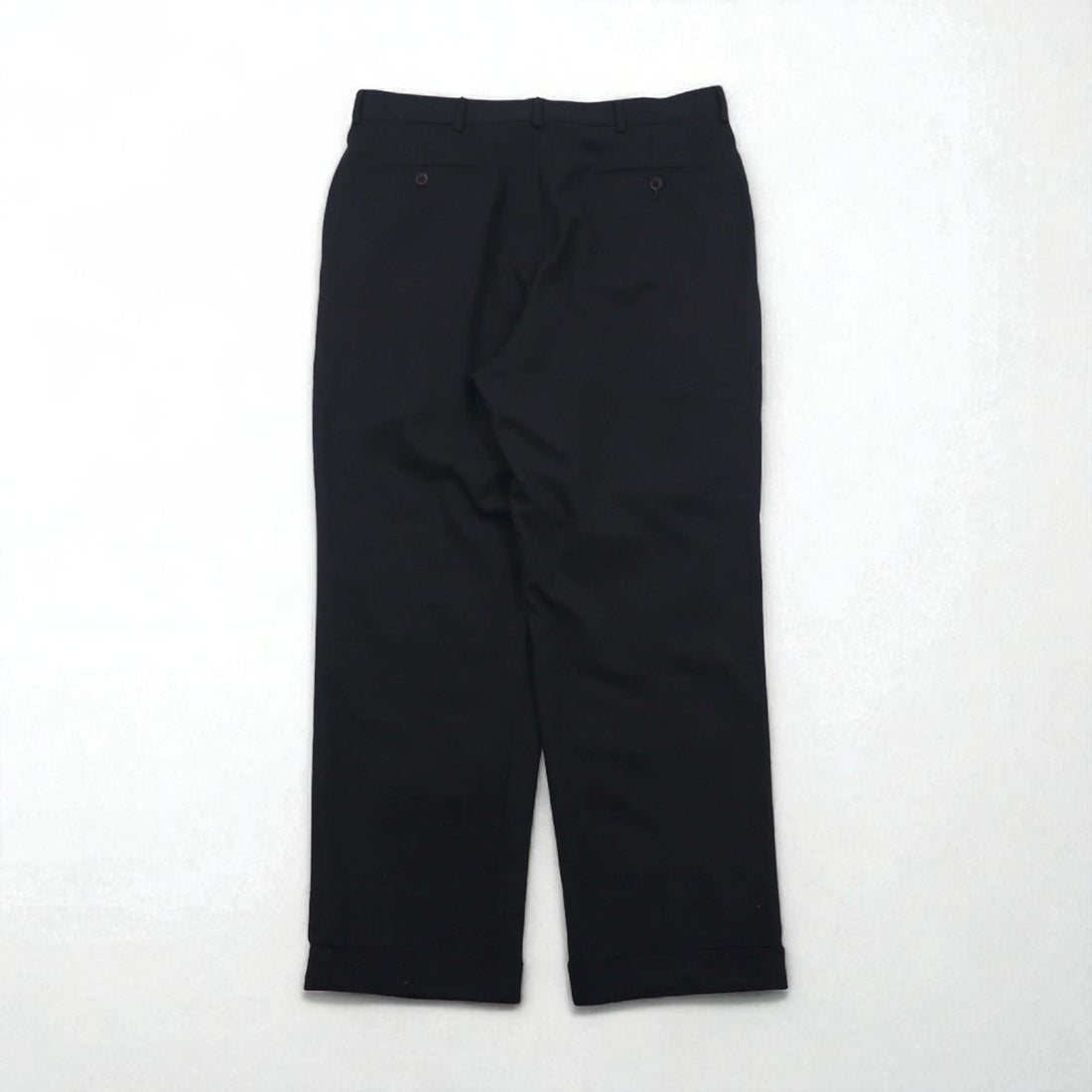NAUTICA 2タック ワイド スラックスパンツ L グレー ウール