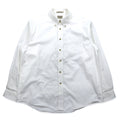 LLBean Oxford Button-Down Shirt, L, White, Cotton, Wrinkle Resistant, Made in Sri Lanka