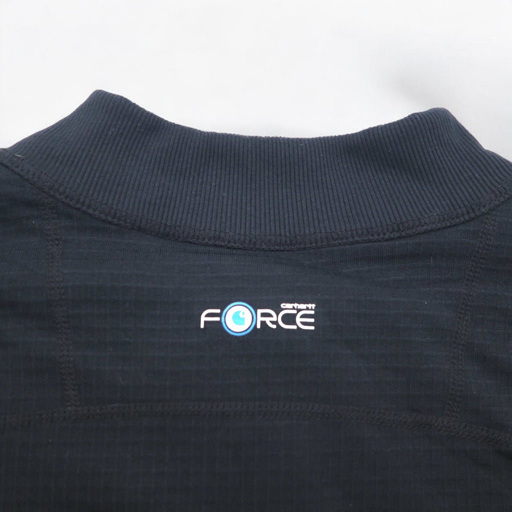 Carhartt Half-Zip Sweatshirt XL Black Base Force Super-Cold Weather Quarter-Zip Top 101301 Made in Mexico