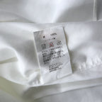LLBean Oxford Button-Down Shirt, L, White, Cotton, Wrinkle Resistant, Made in Sri Lanka