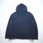 POLO RALPH LAUREN リバースウィーブ フルジップパーカー 2XL ネイビー スモールポニー刺繍