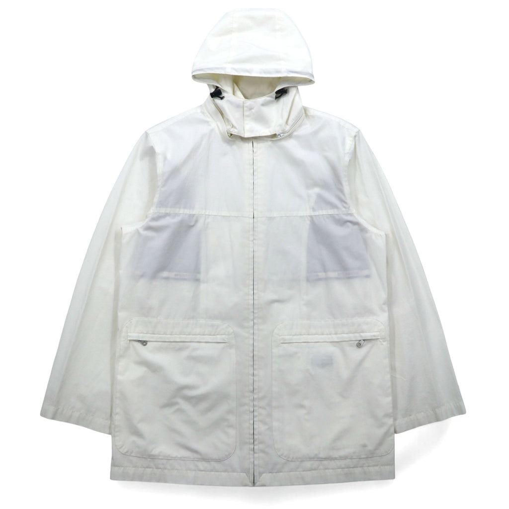 McGREGOR 90s Detachable Hood Mountain Parka M White Cotton Polyester Made in Japan