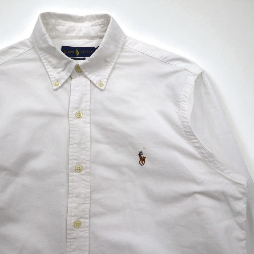RALPH LAUREN クラシックフィット オックスフォード ボタンダウンシャツ M ホワイト コットン スモールポニー刺繍